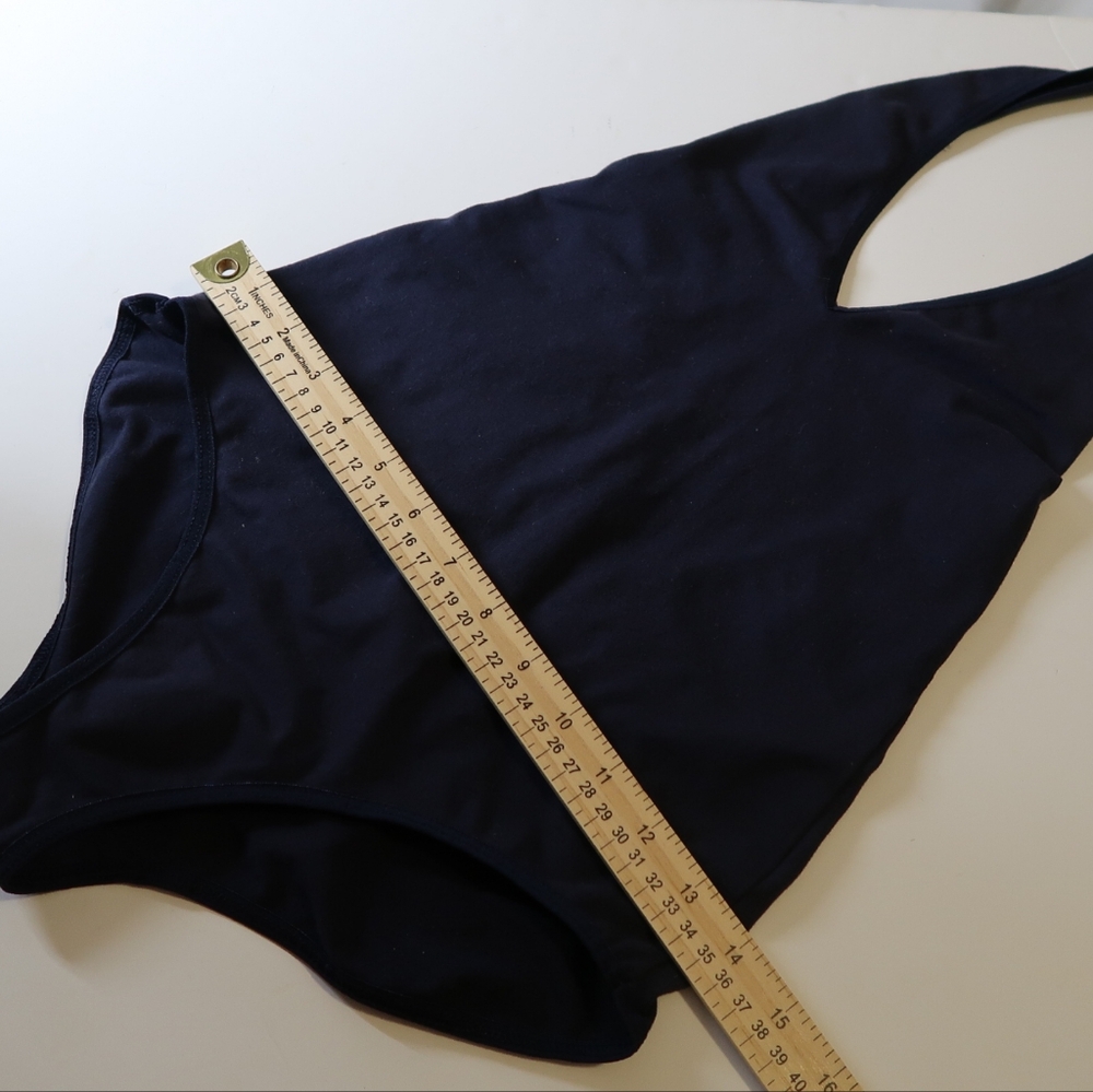 American Apparel Navy Blue One-Piece Bodysuit